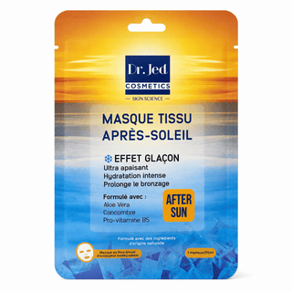 Dr. Jed – Masque Après-Soleil effet glaçon, sachet 25 ml