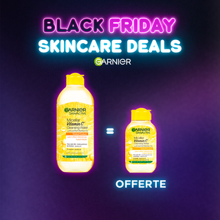 Garnier eau micellaire nettoyante démaquillante vitamine c 400ml = MINI Eau micellaire 100ML OFFERTE