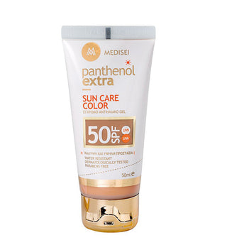 MEDISEI PANTHENOL EXTRA SOIN DE PROTECTION SOLAIRE SPF50 GEL TEINTÉ