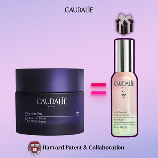 CAUDALIE Premier Cru La Crème Riche – 50 ml = Eau de Beauté 30 ml OFFERT