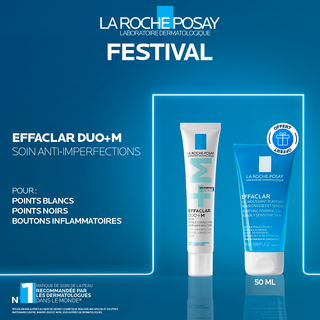 La Roche-Posay Effaclar Duo+M 40ml Anti-Imperfections = Gel Moussant 50ml OFFERT