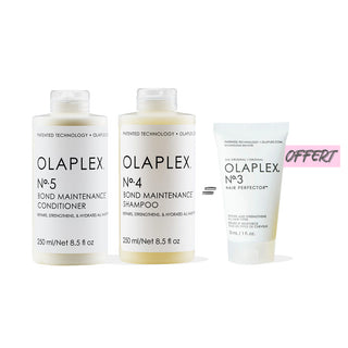 OLAPLEX No.5 Bond Maintenance Conditioner + No.4 Bond Maintenance Shampoo = OLAPLEX N°3 OFFERT