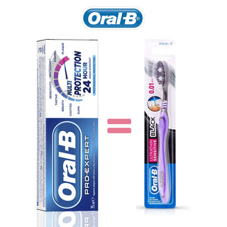 Oral-B Pack Dentifrice Pro-Expert Professional Protection 75ml = Brosse À Dents Extra Soft Offerte
