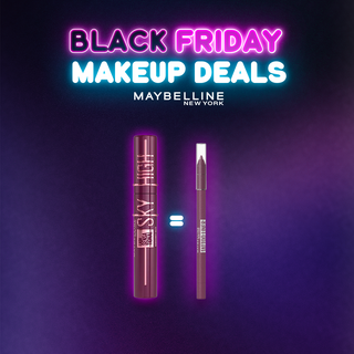 MAYBELLINE SKY HIGH Mascara Volume & Longueur BRUME BOURGOGNE = TATTOO LINER OFFERT