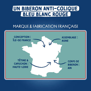 DODIE BIBERON TETINE MULT ANTI COLIQUE +6 MOIS DEBIT 3 ROSE 330 ML