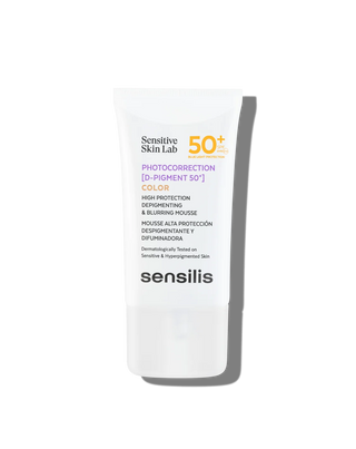 Sensilis Photocorrection D-Pigment SPF 50+ – crème solaire anti-taches et éclat du teint disponible en parapharmacie au Maroc