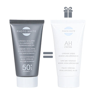PHOTO WHITE PACK CREME ILLUMINATRICE INVISIBLE SPF50 50 ML = CREME ACIDE HYALURONIQUE 50ML