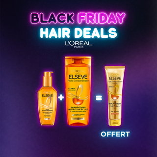 L'oréal paris elseve huile extraordinaire 100ml + Shampooing 200ml huile replacement OFFERTE