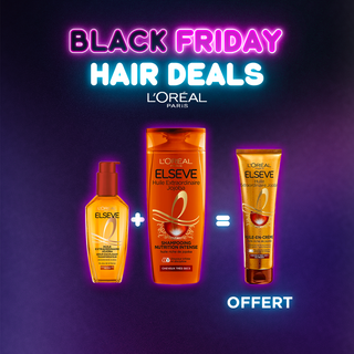 L'Oréal Paris ELSEVE HUILE EXTRAORDINAIRE JOJOBA + Shampooing JOJOBA 200ml = huile replacement OFFERTE