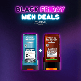 L'ORÉAL PARIS MEN EXPERT GEL DOUCHE CRÈME MAGNESIUM + BARBER CLUB GEL 300 ML