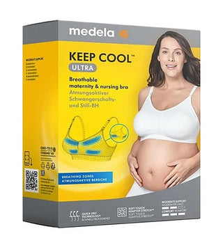 Medela Soutien-gorge de grossesse et d’allaitement Keep Cool Ultra Blanc S, M, L, XL