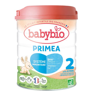 BABYBIO LAIT BIO INFANTILE PRIMEA 2 POUR BEBE DE 6 MOIS A 12 MOIS