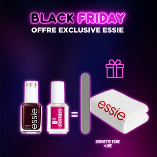 ESSIE PACK - TOP COAT Good To Go 01 + NAIL COLOR - 49 WICKED