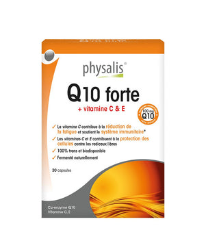 PHYSALIS Q10 Forte +Vitamine C & E 30 Gélules