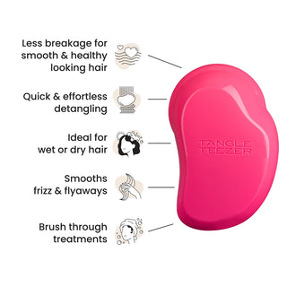 TANGLE TEEZER BROSSE À CHEVEUX THE ORIGINAL ROSE