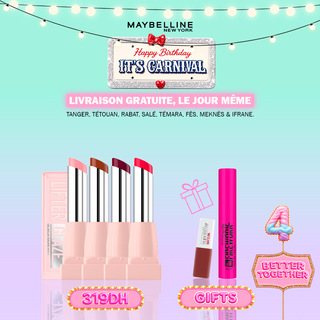 Maybelline Lifter Glaze Pack – 4 Gloss = 2 Cadeaux Beauty OFFERTS