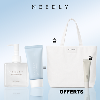 Needly Daily Essentials Duo – Mild Cleansing Gel 235 ml + Vegan Mild Sun Milk SPF50+ = Lip Mask + Tote Bag Offerts