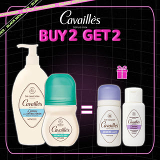 CAVAILLES SOIN NATUREL INTIME + DÉO 50 ML = SOIN INTIME MYCOLEA 50ML + DEO ABSORB+48H 20ML OFFERTS