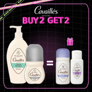 CAVAILLES SOIN NATUREL INTIME + DÉO 50 ML = SOIN INTIME MYCOLEA 50ML + DEO ABSORB+48H 20ML OFFERTS