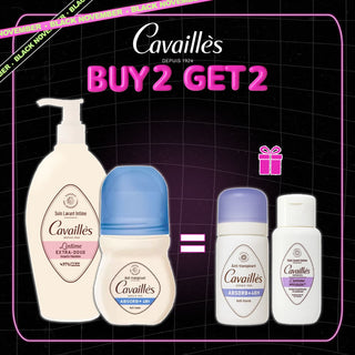 CAVAILLES SOIN NATUREL INTIME + DÉO 50 ML = SOIN INTIME MYCOLEA 50ML + DEO ABSORB+48H 20ML OFFERTS
