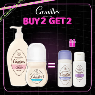 CAVAILLES SOIN NATUREL INTIME + DÉO 50 ML = SOIN INTIME MYCOLEA 50ML + DEO ABSORB+48H 20ML OFFERTS