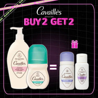 CAVAILLES SOIN NATUREL INTIME + DÉO 50 ML = SOIN INTIME MYCOLEA 50ML + DEO ABSORB+48H 20ML OFFERTS