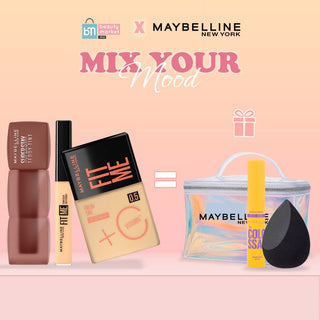 MAYBELLINE PACK  FULL LOOK TEDDY MASCARA TEAR 20