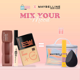 MAYBELLINE PACK  FULL LOOK TEDDY MASCARA TEAR 20