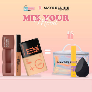 MAYBELLINE PACK  FULL LOOK TEDDY MASCARA TEAR 20