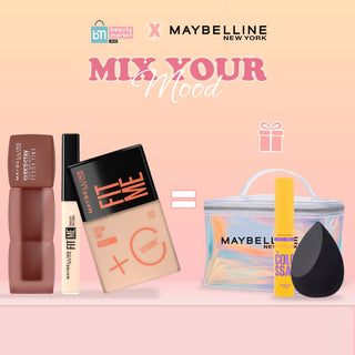 MAYBELLINE PACK  FULL LOOK TEDDY MASCARA TEAR 20