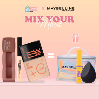 MAYBELLINE PACK  FULL LOOK TEDDY MASCARA TEAR 20