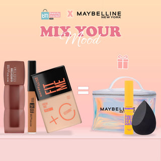 MAYBELLINE PACK  FULL LOOK TEDDY MASCARA TEAR 20
