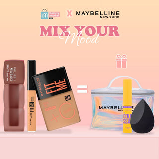 MAYBELLINE PACK  FULL LOOK TEDDY MASCARA TEAR 20