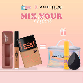 MAYBELLINE PACK  FULL LOOK TEDDY MASCARA TEAR 20