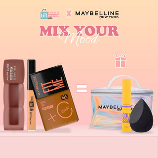 MAYBELLINE PACK  FULL LOOK TEDDY MASCARA TEAR 20
