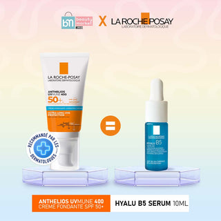 LA ROCHE POSAY Anthelios Ultra crème Invisible spf 50+ 50ml = HYALU B5 Serum 10ML OFFERT