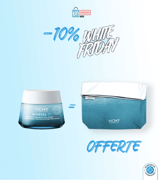 VICHY MINÉRAL 89  CRÈME RICHE BOOST D’HYDRATATION 100H SANS PARFUM =Trousse OFFERTE