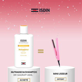 Isdin shamp nutradecia DRY dandruff 200ml = Mini Lisseur OFFERT