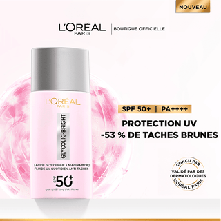 L'OREAL PARIS GLYCOLIC-BRIGHT ANTI-DARK SPOT DAILY UV FLUID SPF50 50ML