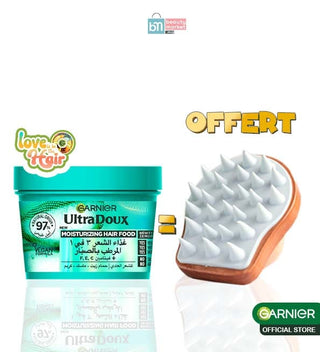 Garnier Ultra Doux Hair Food Masque Aloe Vera 390ML = Scalp Cheveux OFFERT