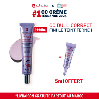 Erborian CC Dull Correct à la centella Asiatica 45 ML = CC Dull Correct 5ml OFFERT