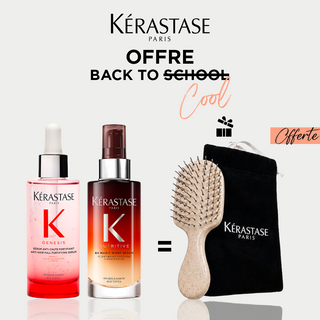 Kérastase Duo Genesis & Nutritive – Anti-Chute & Nutrition Intense 8H = MINI BROSSE DE SAC OFFERTE