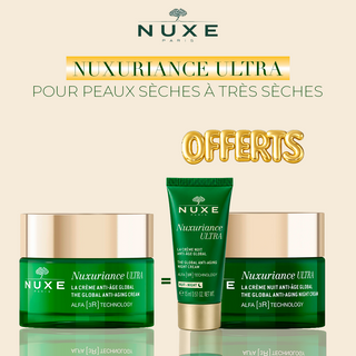 NUXE Pack Nuxuriance Ultra Crème Riche Jour 50ml + Crème Nuit 50ml & 15ml OFFERTES