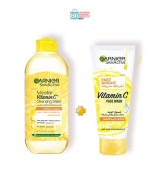 Garnier Eau Micellaire Nettoyante Démaquillante Vitamine C 400ml + Gel nettoyant -25%