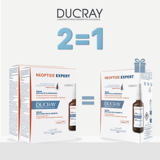 DUCRAY PACK NEOPTIDE SÉRUM ANTICHUTE 4*50ML = SÉRUM ANTICHUTE 2*50ML OFFERT