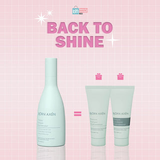 BJORN AXEN Moisture shampooing 250ml = Conditioner 25ml + Shampooing 25ml Offerts