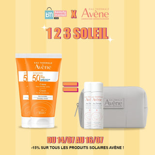 AVENE CREME FINI INVISIBLE SPF 50+ 50ML = Trousse + 2 Eau Thermale 50ml*2 OFFERTS