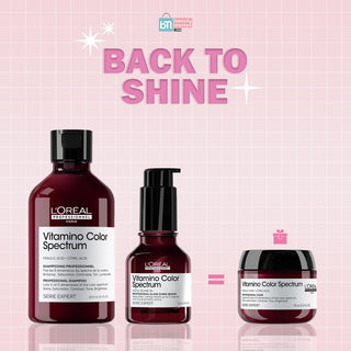 L'OREAL PROFESSIONNEL VITAMINO COLOR SPECTRUM SHAMPOOING 300ML + SERUM 50ML = MASQUE 75 ML OFFERT