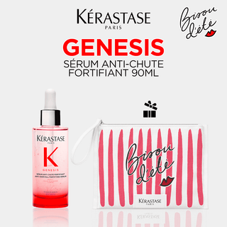 Kérastase Genesis Sérum Anti-Chute Fortifiant 90ml – Soin Fortifiant Cuir Chevelu = Trousse Bisou l'été OFFERT