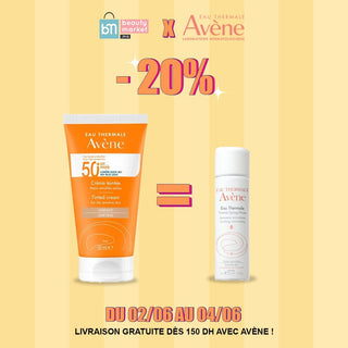 Avène Crème Solaire Teintée Très Haute Protection Spf 50+ – 50ml = Eau Thermale 50ML OFFERT